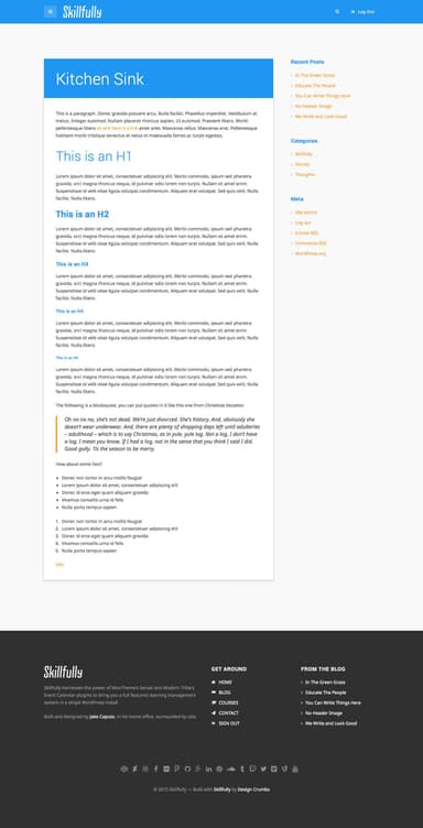Skillfully Page