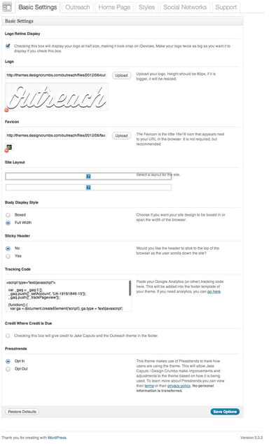 Outreach Option
