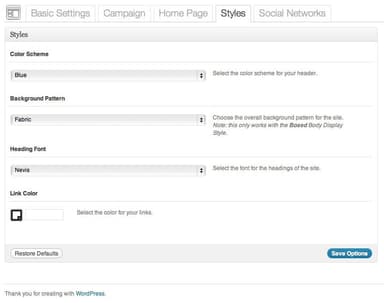 Website Style