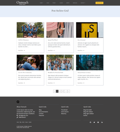 Post Archive Grid