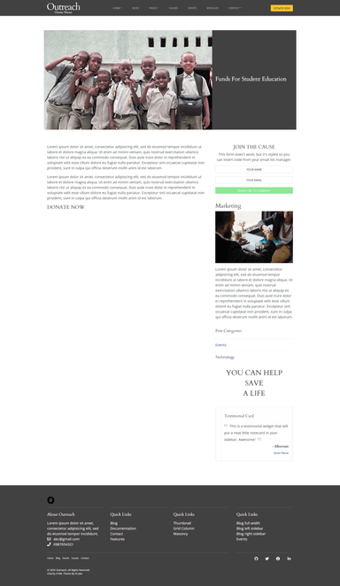 Outreach Funds