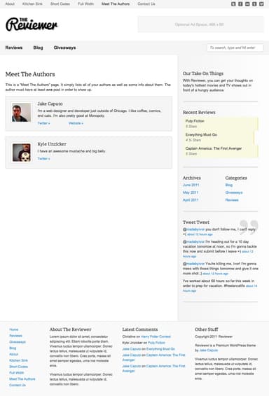 Authorpage